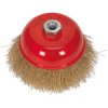 Sealey CBC125 Brassed Steel Cup Brush 125mm M14
