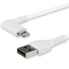 Kabel USB Złącze A USB A Złącze B Lightning dł. 1m Wytrzymały kabel Apple Lightning USB 2.0 kolor: Biały