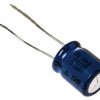 Kondensator 100μF 63V dc Radialny, Otwór przelotowy Vishay roztaw: 5mm 10 (Dia.) x 12mm