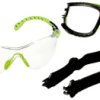 3M Solus S1201SGAF-TSKT Okulary ochronne z zabezpieczeniem przeciw zaparowaniu zielony, czarny
