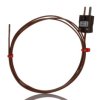 Hermetycznie uszczelniona termopara T średnica 7/0.2mm długość 1m -75 → +260°C Wtyk miniaturowy RS PRO