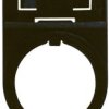 Uchwyt etykiety Idec HWAM, O 22 mm,czarny