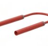 Przewód pomiarowy 19A izolowane Uznam: 1kV Dł: 1m czerwony 66.1053-10022