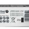 40 x baterie alkaliczne everActive Industrial LR03 / AAA (pakowane w zgrzewki shrink po 2szt.)