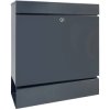 Burg Wächter 42030 Seattle Letterbox Steel Anthracite C4 Weatherproof