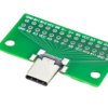 Płytka testowa wtyk żeńskie USB-C 2.54mm