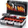 00 21 20 Tool kit, electrician's tool case, 20 pieces