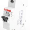 Wyłącznik nadprądowy MCB, Typ D, 1-biegunowy, 16A, 253V, 72V, na szynę DIN, ABB S201-D16, S200