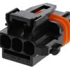 Złącze samochodowe 3-pinowe TE Connectivity -rzędowe Żeński Junior Power Timer Montaż na kablu Obudowa złącza