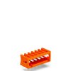WAGO 734-264 4 Pole 3.81mm 10A MCS Horizontal Male Header Closed Orange