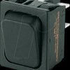 01834.3312-02 Rocker switch ON-ON, 2-pin, black