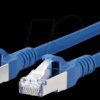130845A044-E Patch cord RJ45 Cat.6A AWG26 S/FTP LSHF 10.0 m blue