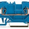 2-wire feed-through terminal, spring-clamp connection, 0.08-2.5 mm², 1 pole, 24 A, 8 kV, blue, 280-904