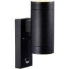 Nordlux 21519103 Tin Maxi Outdoor Wall Light Black Motion Sensor GU10