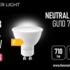 Żarówka LED GU10 7.3W 710lm 4000K klasa F Forever Light