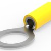 Insulated ring cable lug, 6.11 mm², AWG 10, 13.08 mm, M12, yellow, 52077-2