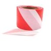 Taśma ostrzegawcza biało-czerwona