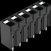 2086-3106 THR PCB terminal block, push-button, 1.5 mm², 6-pin