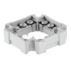 Złączka 4 tor 4,0mm2 do puszki szara PawBol 8749