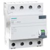 Wyłącznik Różnicowoprądowy 4P 25A 0,03A Typ Ac 30Ma 400V Sentron 5Sv4342-0