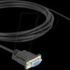 86825 Serial Cable RS-232 D-Sub9 female to female with narrow plug hou