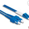 87922 Fiber Optical Cable LC Duplex to SC Duplex Singlemode OS2 1 m