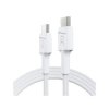 Złącze USB-C/USB-C wt-wt 1,2m 3A QC3.0 PD 480Mbps Green Cell 60W biały / Green Cell KABGC30W