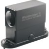 Grommet housing, size B24, die-cast aluminum, M50, angled, screw locking, IP66/IP68, 1827160000