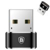 Baseus Adapter Otg Przejściówka Usb 2.0 A / Typ-C (Wtyk / Gniazdo) 3A