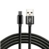 Kabel Zasilający Everactive Cbb-1Cb (Usb - Usb Typu C 1M Kolor Czarny)