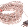 Termopara z odsłoniętym złączem T średnica 7/0.2mm długość 10m -75°C do +250°C Wtyk miniaturowy RS PRO