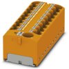 Distribution block, push-in connection, 0.2-6.0 mm², 19 pole, 32 A, 6 kV, orange, 3273918