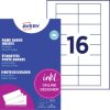 Avery-Zweckform DPC7434A-10 Name badge insert White Card 74mm x 34mm