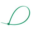 UniStrand CT8-Green 300mm Nylon Cable Ties Coloured Standard(4.8mm) Pack of 100