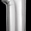 9906286 AMSCAN foil balloon, number 1, silver