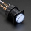 Adafruit 16mm Illuminated Pushbutton - White Latching On/Off Switch