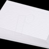 Index cards, DIN A6, lined, white, 100 pieces