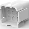 Socket housing, 9 pole, pitch 6.1 mm, straight, natural, 1-480673-0