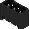 Pin header, 3 pole, pitch 5.08 mm, straight, black, 1775932001