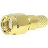Wtyk SMA-RP H155(pin żeński), zaciskany, złoty
