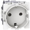 LIVING NOW Gniazdo 2P+Z schuko - zaciski śrubowe - 2 moduły - białe KW4141 LEGRAND