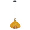 VT-7323 Lampa wisząca żółty + drewno średnica: 320 3950 V-TAC
