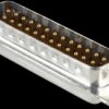 163A11289X D-SUB plug, 25-pin, solder bucket, turned Contacts
