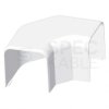 Łącznik kątowy EKE 60x60mm biały KOPOS