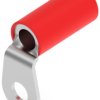 Insulated ring cable lug, 6.64-10.54 mm², AWG 8, 5 mm, red, 55654-1