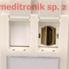 Gniazdo multimedialne podtynkowe 1xHDMI typu keystone