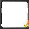 LUMINA Pierścień adaptacyjny do płytek czołowych 50x50 czarny WL5313 HAGER