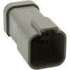 Socket housing, for rectangular miniature plug, PX0106P06GY