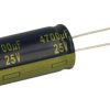 Kondensator; niskoimpedancyjny; elektrolityczny; EEUFC1E472; 4700uF; 25V; FR-A; fi 18x35,5mm; 7,5mm; przewlekany (THT); luzem; P