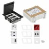 KONTAKT SIMON FLOOR BOX puszka podłogowa 1x gniazdo z/u + 1x DATA +1x RTV-SAT+ 1x gniazdo RJ45 kat.6 + 1x gniazdo HDMI + 1x USB